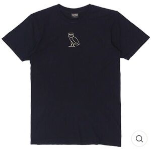 OVO October’s Very Own Black Owl Logo T-Shirt Large